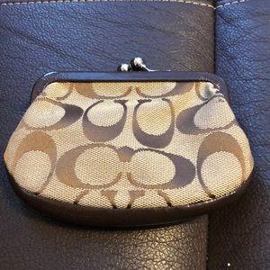 Authentic Coach coin purse